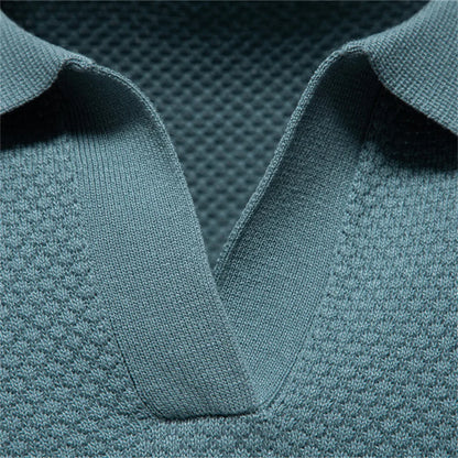 Neue V-Strickpolohemd Victus
