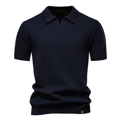 Neue V-Strickpolohemd Victus